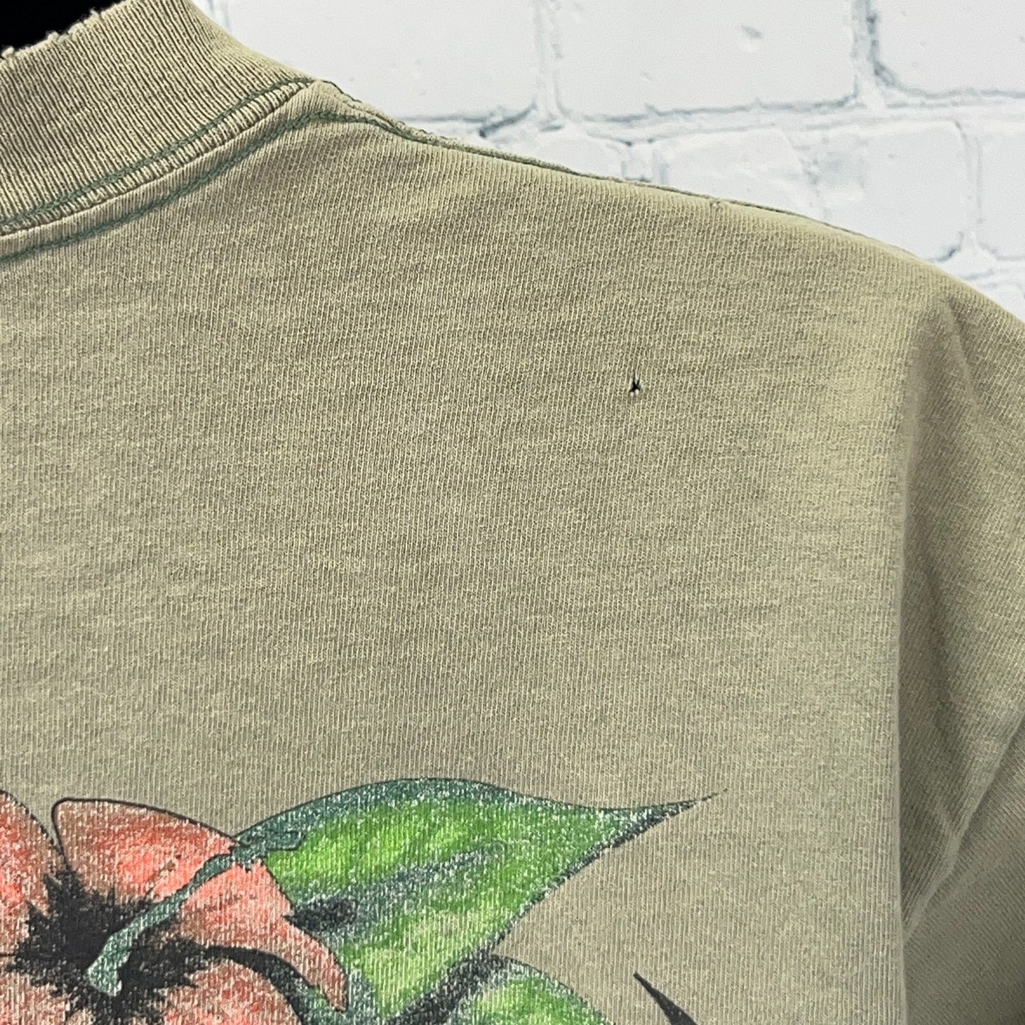 Distressed Vintage 90s More Core Division MCD T Shirt Surfer USA Green M Medium