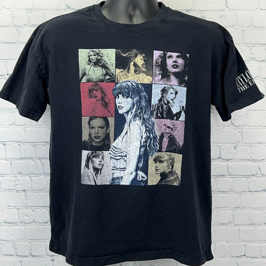 Taylor Swift The Eras Tour T Shirt Concert Short Sleeve Official Black S Small