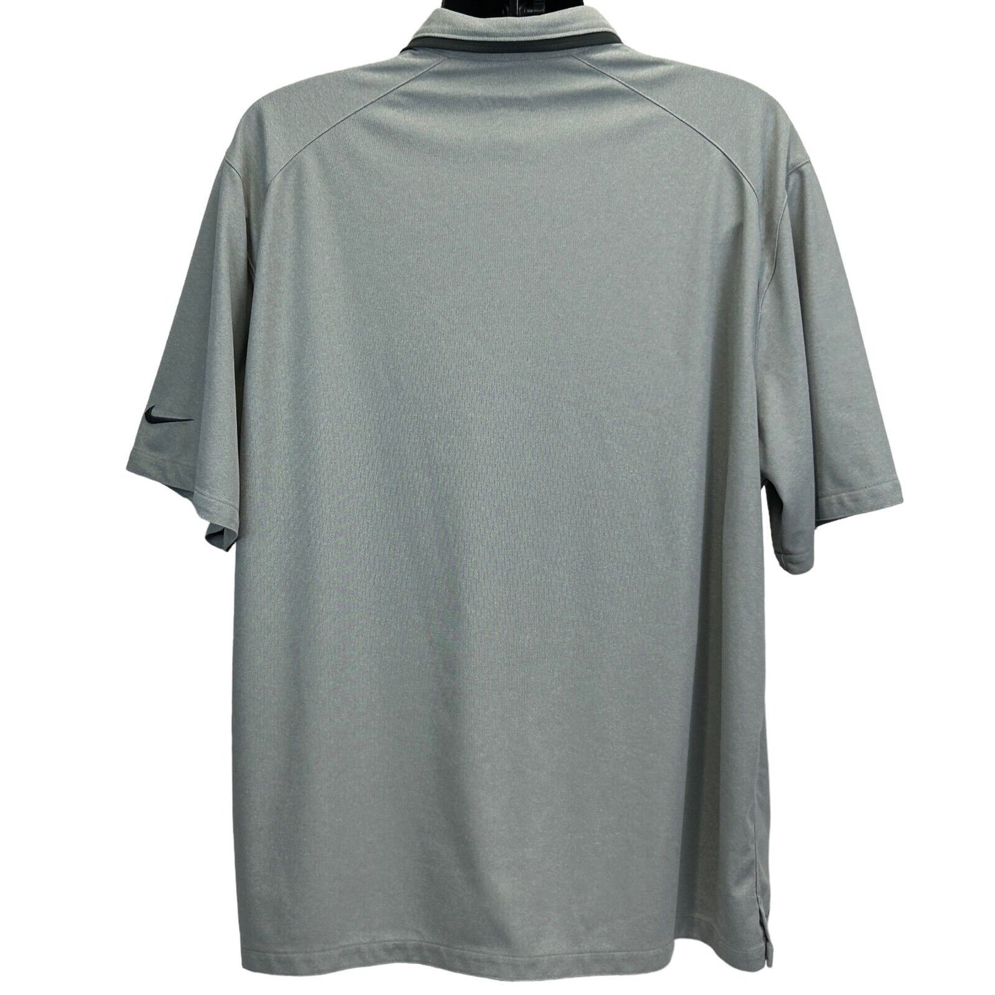 UNLV Runnin' Rebels Football Nike Polo T Shirt 2XL NCAA Dri Fit Tee Mens Gray