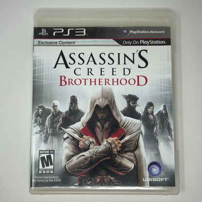 Lot of 2 PS3 Video Games Deus Ex Human Revolution & Assassins Creed Brotherhood