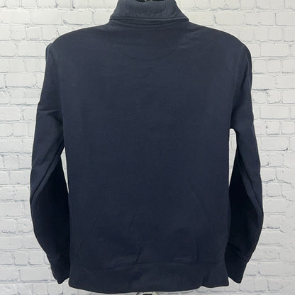 Gap Shawl Collar Cardigan Sweater Mens M Medium Navy Blue Cotton Button Front