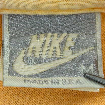 Nike Vintage T Shirt Medium 90s Made In USA Single Stitch Tee Mens Orange