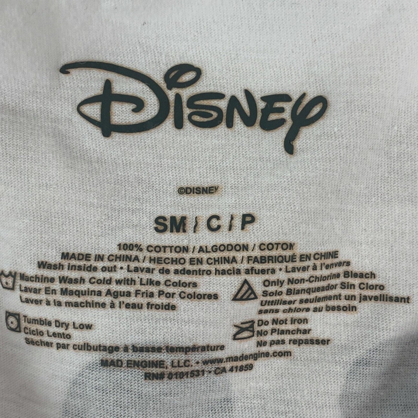 Disney Mickey Mouse T Shirt Small Disneyland Pluto Goofy Donald Duck Mens White