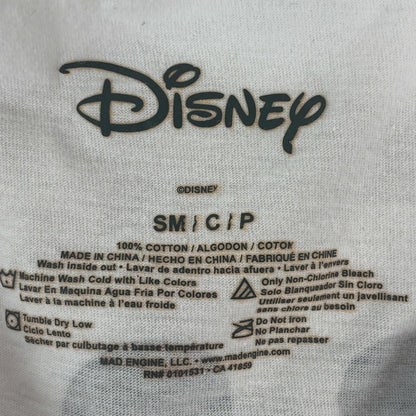 Camiseta de Mickey Mouse de Disney para hombre, color blanco, tamaño pequeño, Disneyland, Pluto, Goofy, Donald Duck