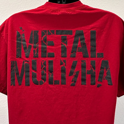 Vintage Y2Ks Metal Mulisha T Shirt Biker Supercross MMA Motocross Red XL X-Large