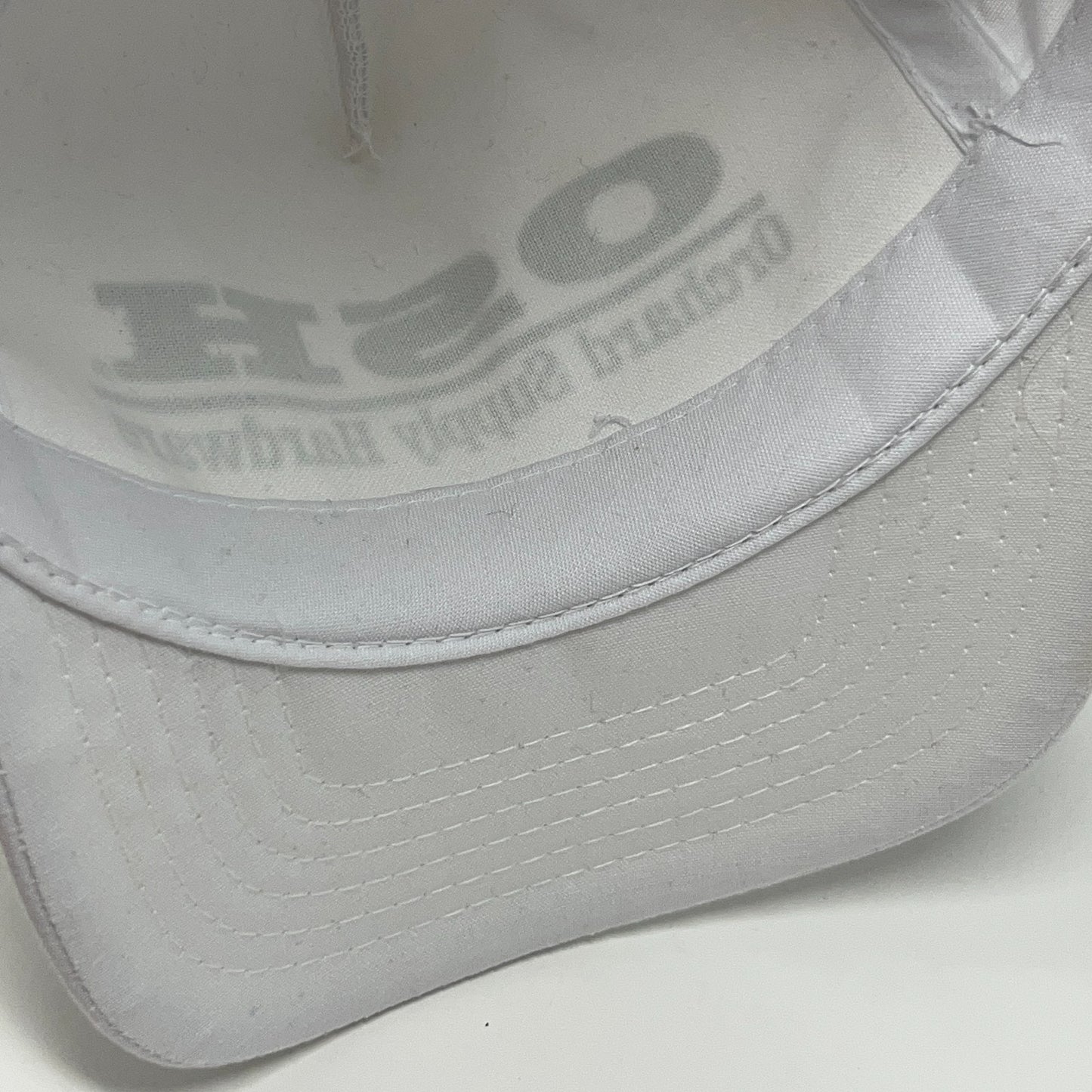 Vintage OSH Orchard Supply Hardware Hat Baseball Cap Rope Corded Snapback White
