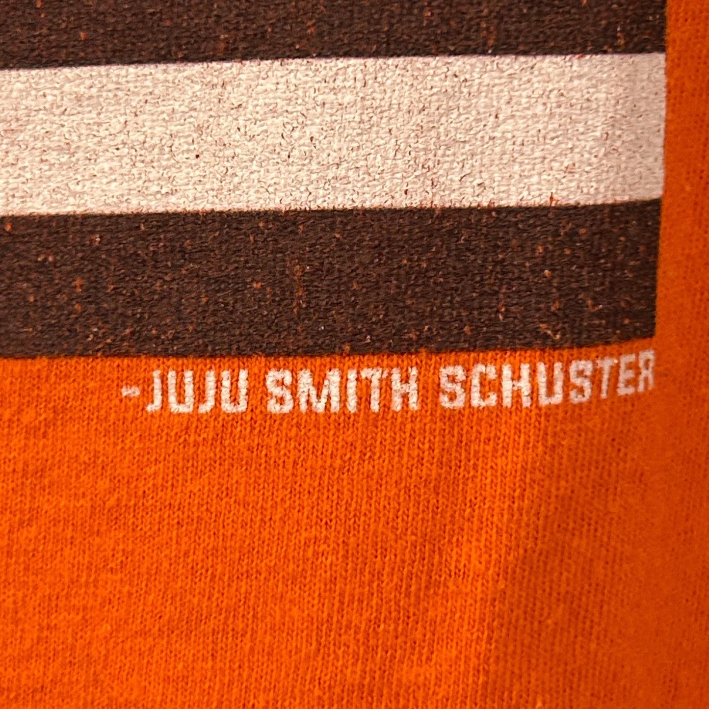 Browns is the Browns T Shirt Cleveland Barstool Sports Orange Tee Mens L Large - Neon Vintage