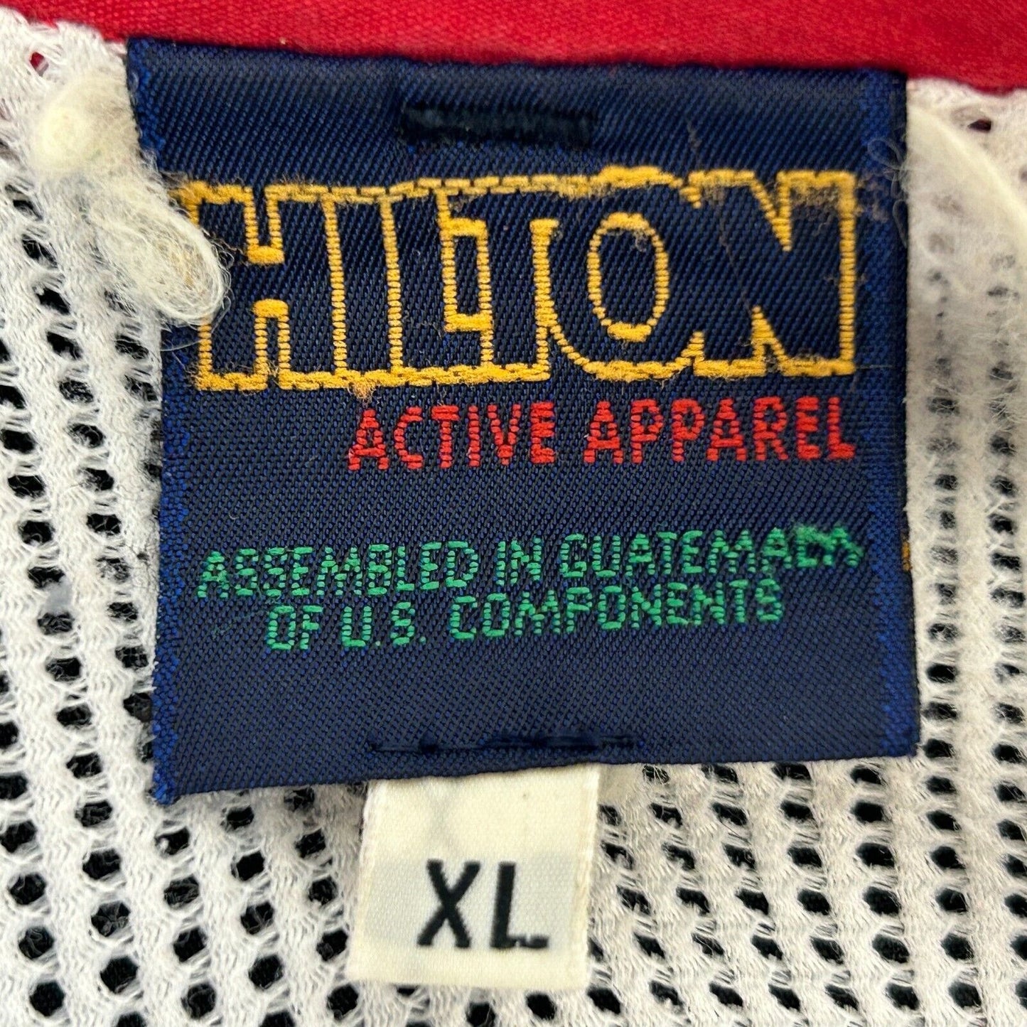 Chaqueta vintage DuPont Bayport Plant, talla extra grande, años 90, Pasadena, Texas, Hilton, para hombre, color negro