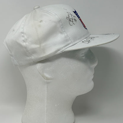 Vintage NFL Logo 1993 Dallas Cowboys Signed Hat Cap White Sports Specialties