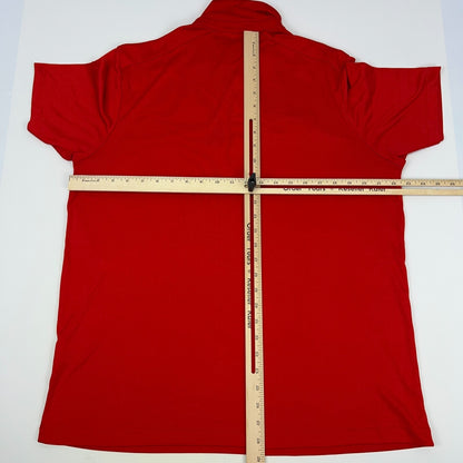 Circus Circus Casino Polo Shirt XL X-Large Red Las Vegas Short Sleeve UPF 50
