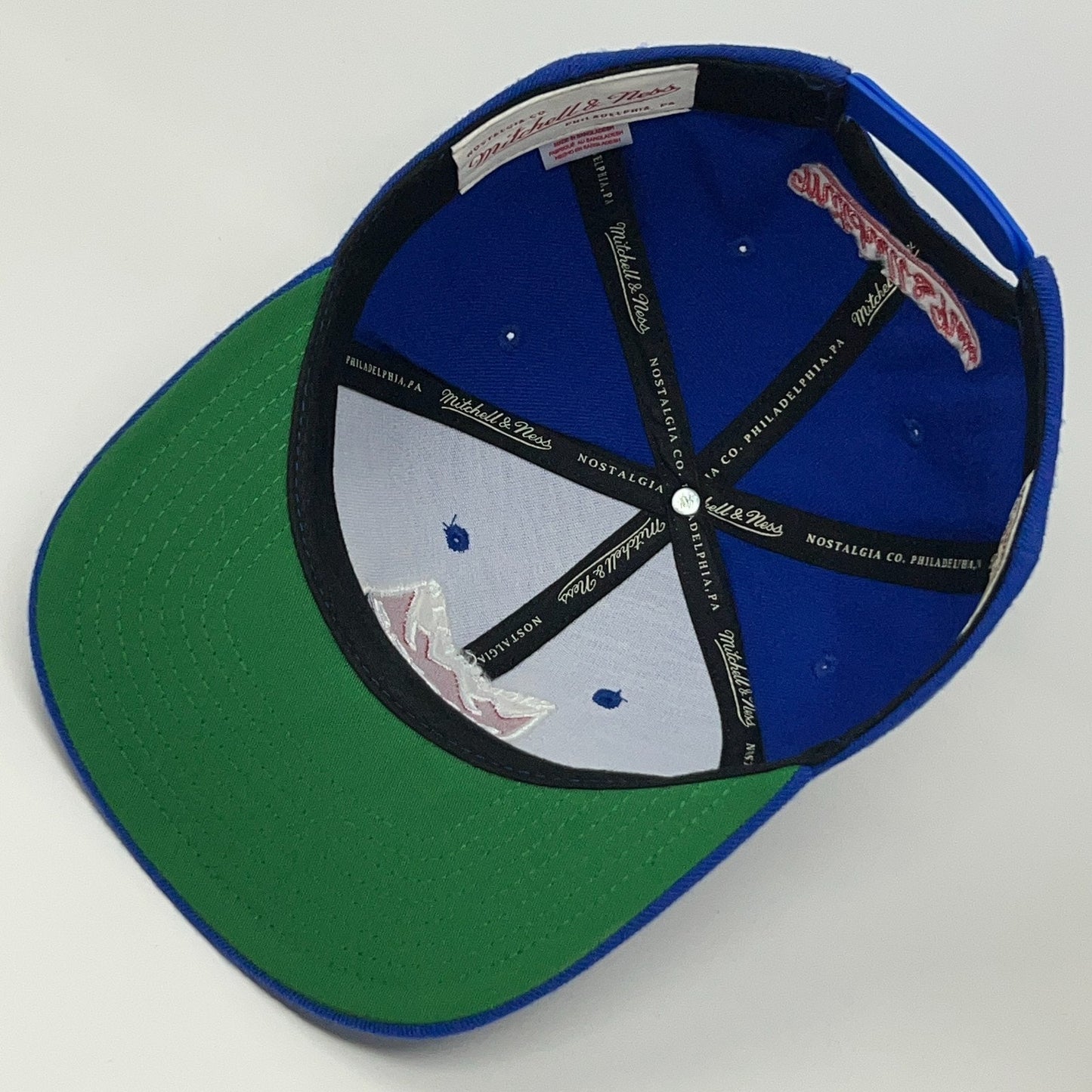 Sacramento Kings Hat Baseball Cap Mitchell & Ness NBA Wool 6 Panel Snapback Blue