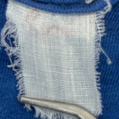 Vintage Distressed McIntyre Madness T Shirt Mens XL X-Large Blue 80s JS Browns