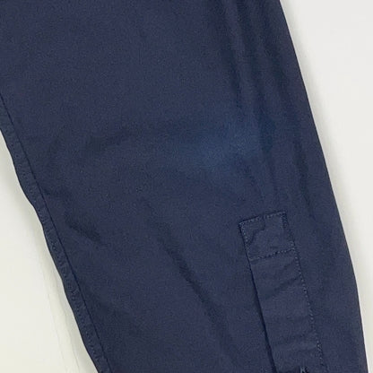 Vince Button Front Shirt Button Up Long Sleeve Stretch Navy Blue Mens M Medium