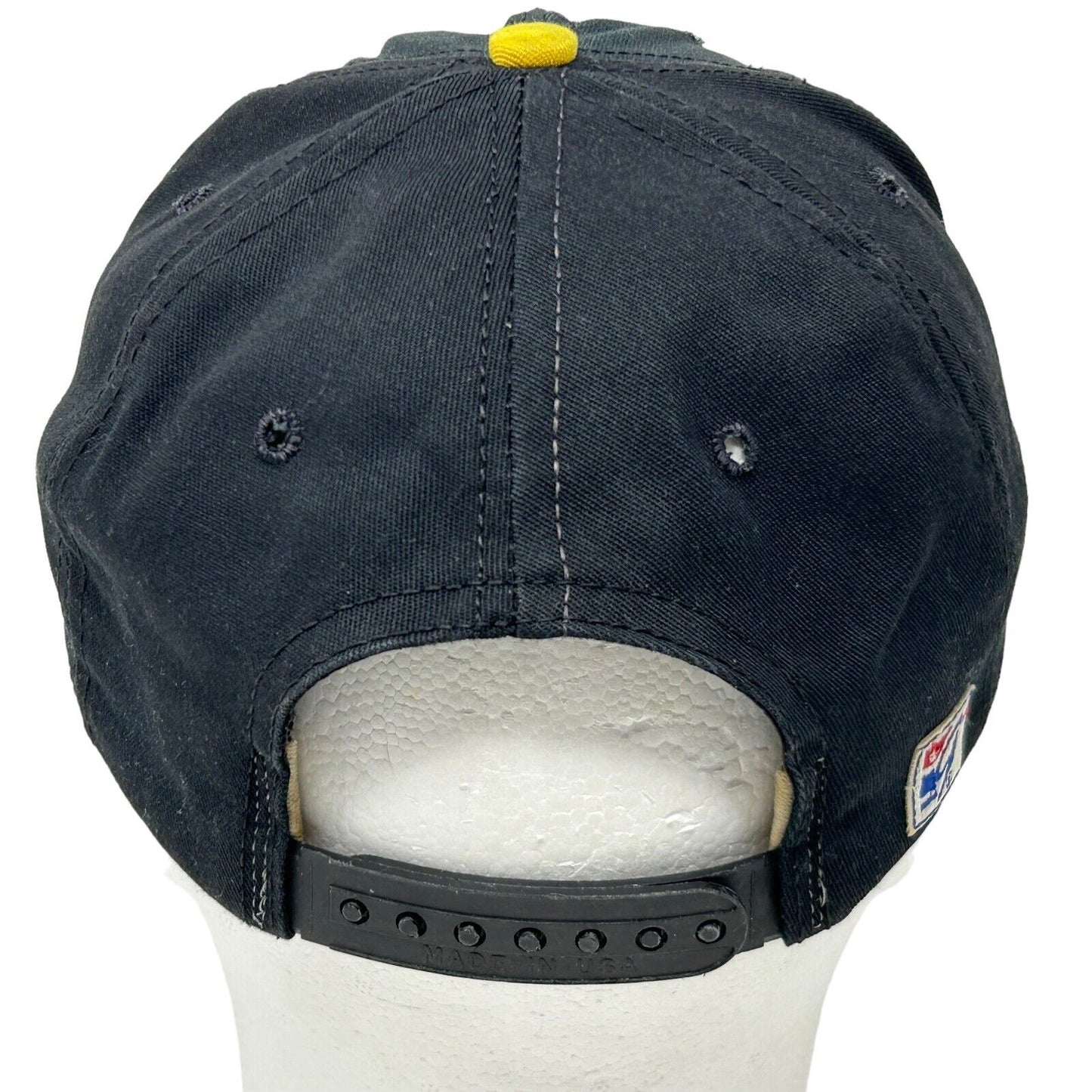 Gorra de béisbol vintage de los Michigan Wolverines de los años 90, azul, de la Universidad NCAA