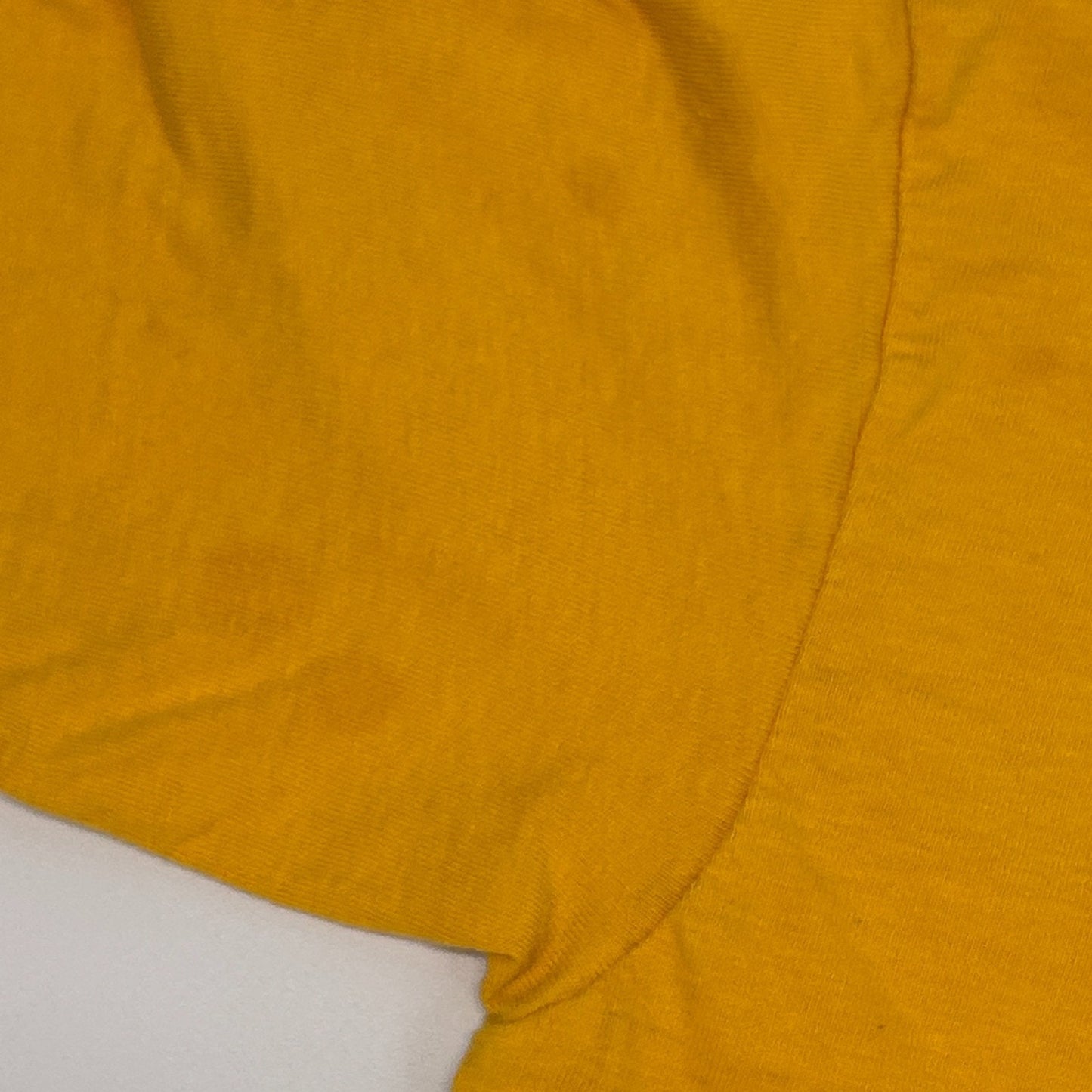 Vintage 70s Steer N Stein Stay Off Grass Drink Wine T Shirt Yellow XS X-Small