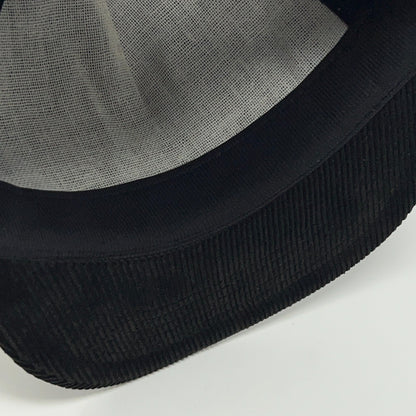 Vintage Hillcrest Invitational Black Corduroy Rope Snapback Baseball Hat Cap