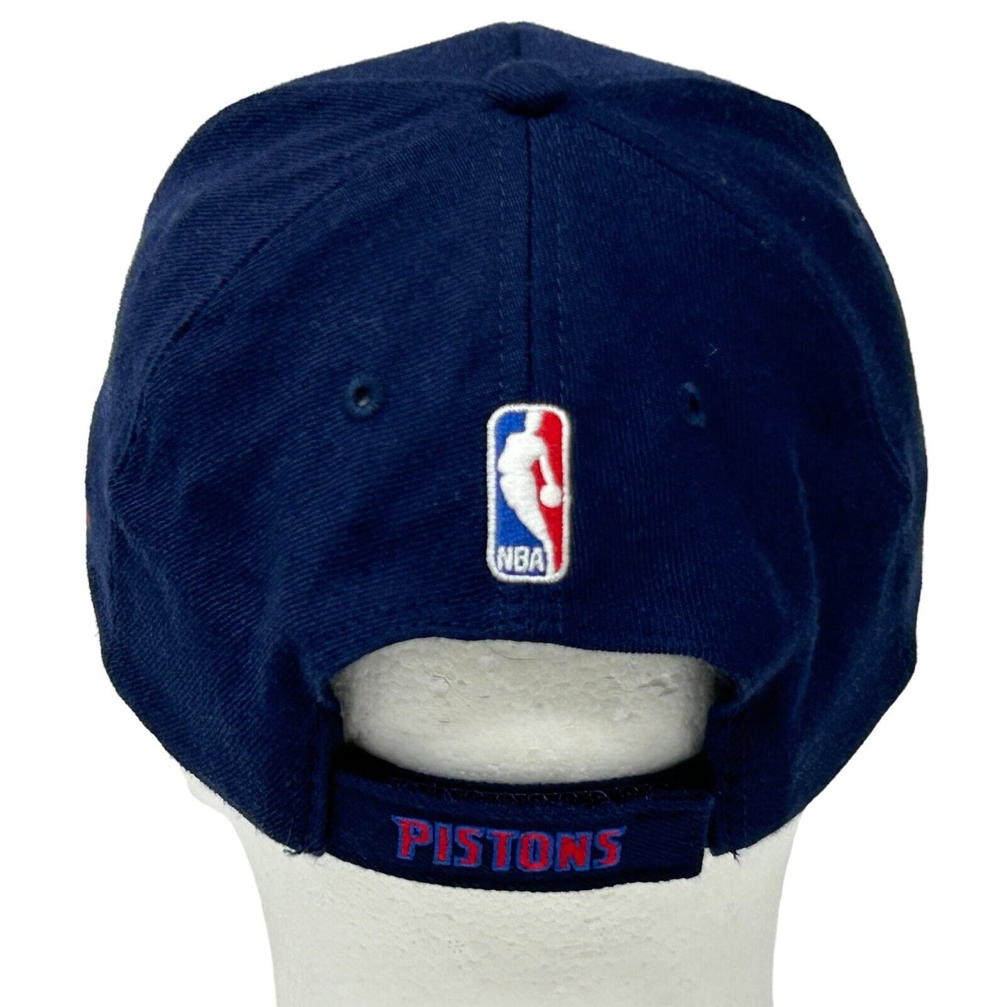 Gorra de béisbol de los Detroit Pistons, gorra con correa trasera, azul, mezcla de lana Reebok, baloncesto, NBA