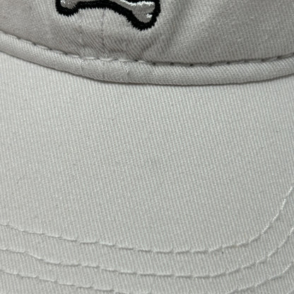 Psycho Bunny Dad Hat Baseball Cap Unstructured 6 Panel Strapback White