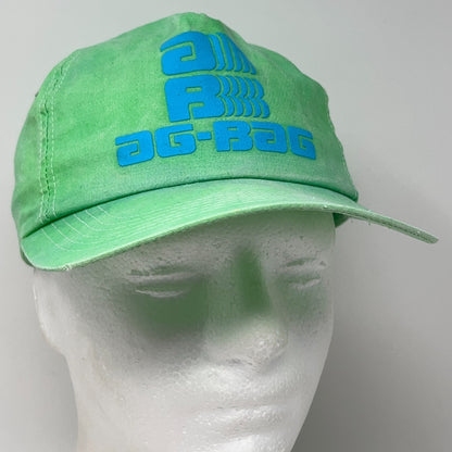 Vintage 90s AG-Bag K-Products Hat Baseball Cap Green Farm Agriculture Snapback