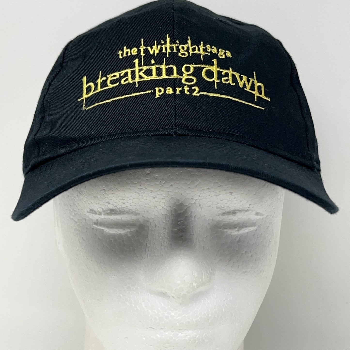 The Twilight Saga Breaking Dawn Part 2 Hat Baseball Cap Movie Strapback Black