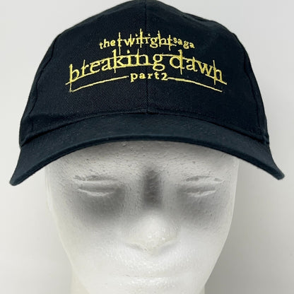 The Twilight Saga Breaking Dawn Part 2 Hat Baseball Cap Movie Strapback Black