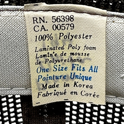 Vintage Midway Rent All Trucker Hat Cap Brown 80s Foam Front Mesh Snapback Rope