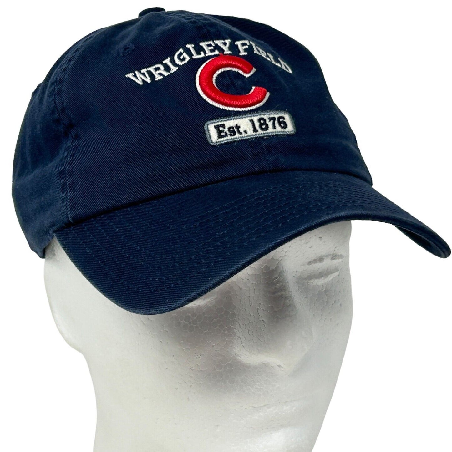 Gorra de béisbol azul con correa trasera New Era de los Chicago Cubs Wrigley Field