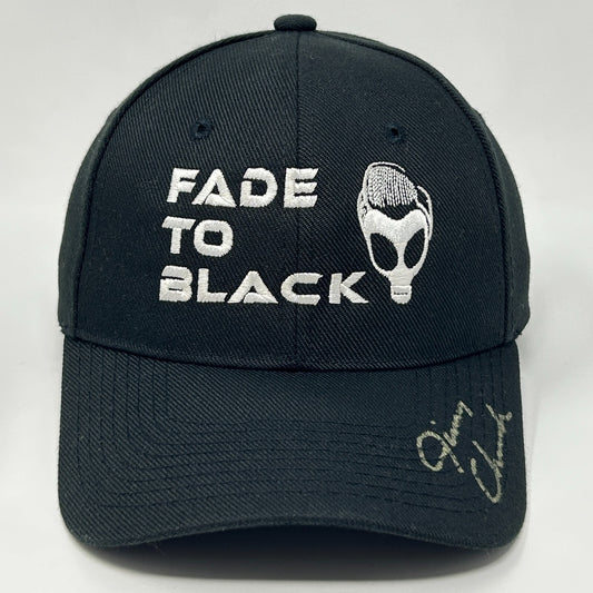 Fade To Black Jimmy Church Signed Hat Baseball Cap UFOs Aliens Snapback Black
