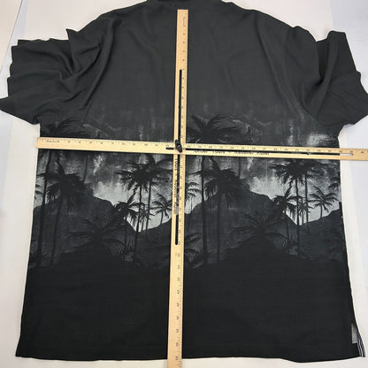 Las Vegas Raiders Tommy Bahama Hawaiian Camp Shirt NFL Button Front Gray XXL 2XL