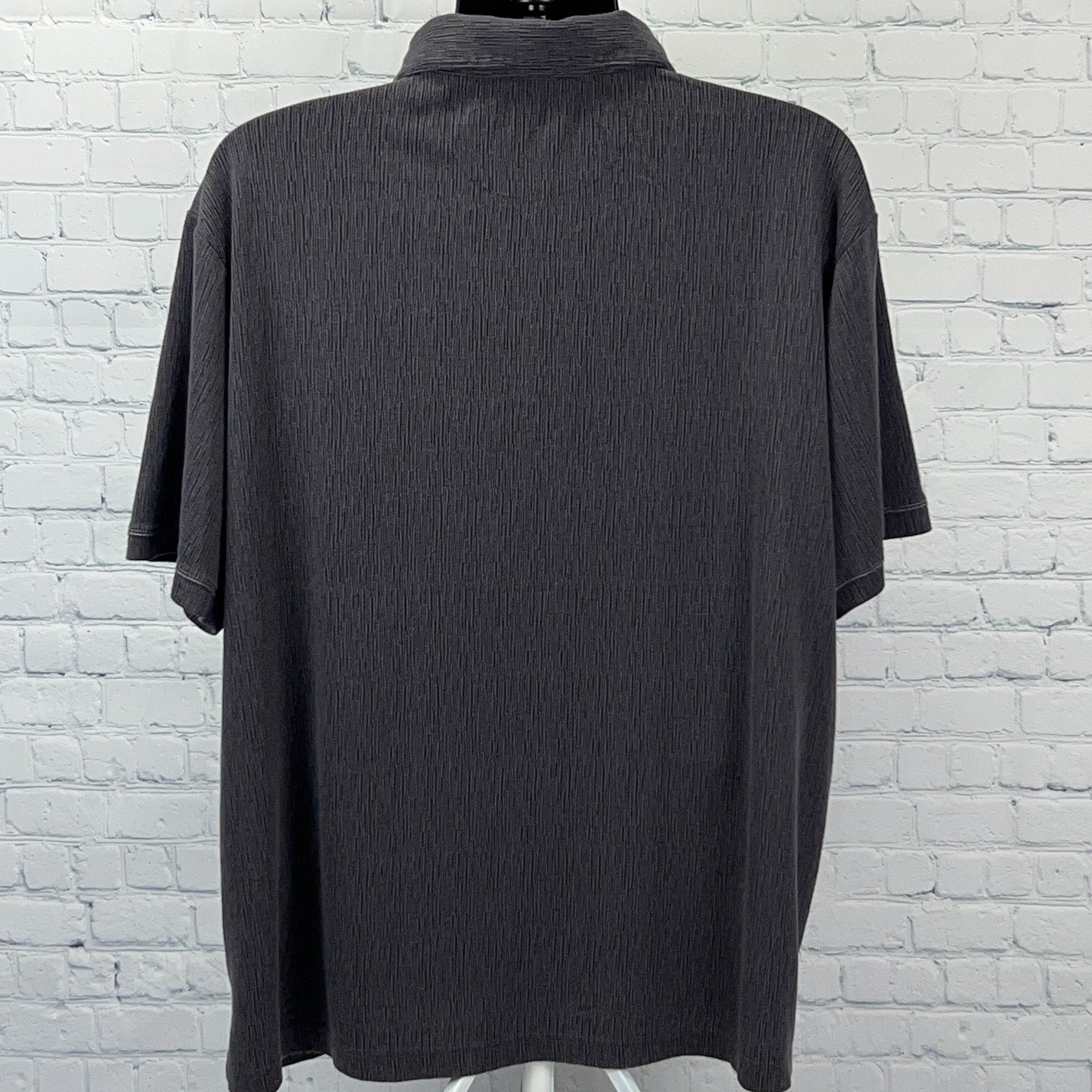 Nat Nast Luxury Originals Polo Shirt Short Sleeve Gray Mens 2XL XXL