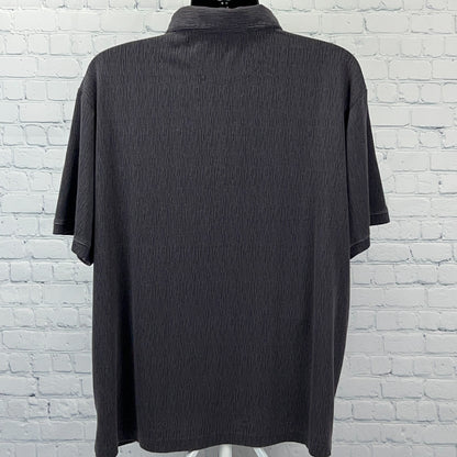 Nat Nast Luxury Originals Polo Shirt Short Sleeve Gray Mens 2XL XXL