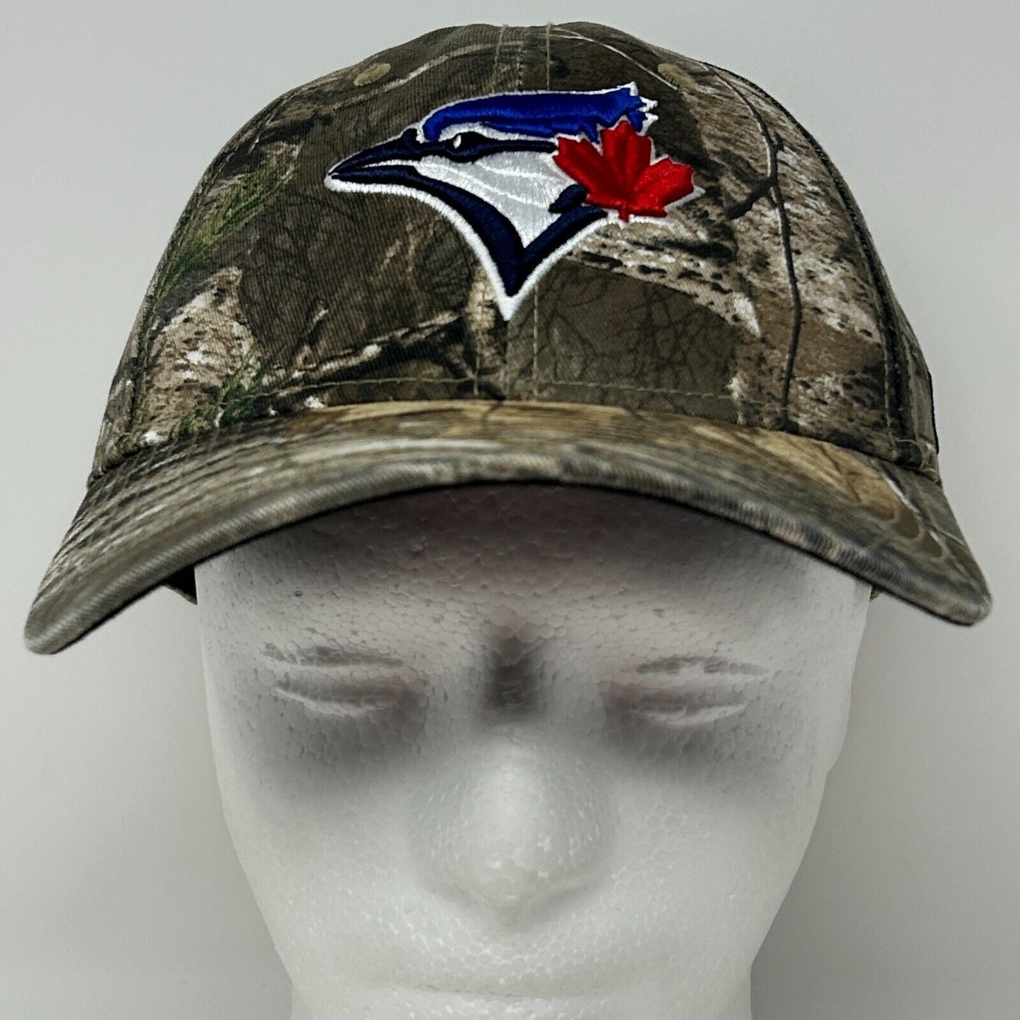 Toronto Blue Jays Camouflage Baseball Hat Cap Flex Fitted Large New Era Brown