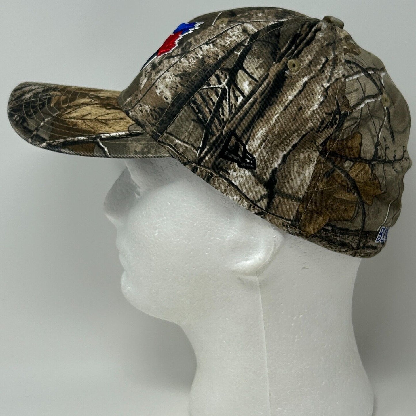 Toronto Blue Jays Camouflage Baseball Hat Cap Flex Fitted Large New Era Brown