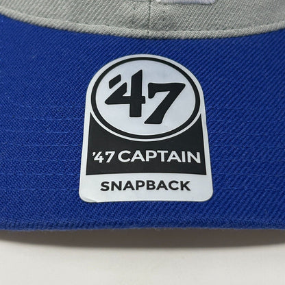 Los Angeles LA Dodgers Baseball Cap Hat Blue Gray 47 Brand Captain Snapback MLB