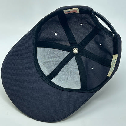 Vintage 80s Commander US Third Fleet Hat Baseball Cap USN Navy USA Snapback Blue