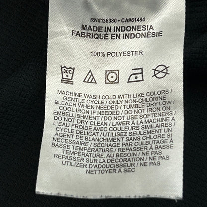 Las Vegas Raiders Polo Shirt Black NFL Short Sleeve Nike Dri Fit Mens L Large