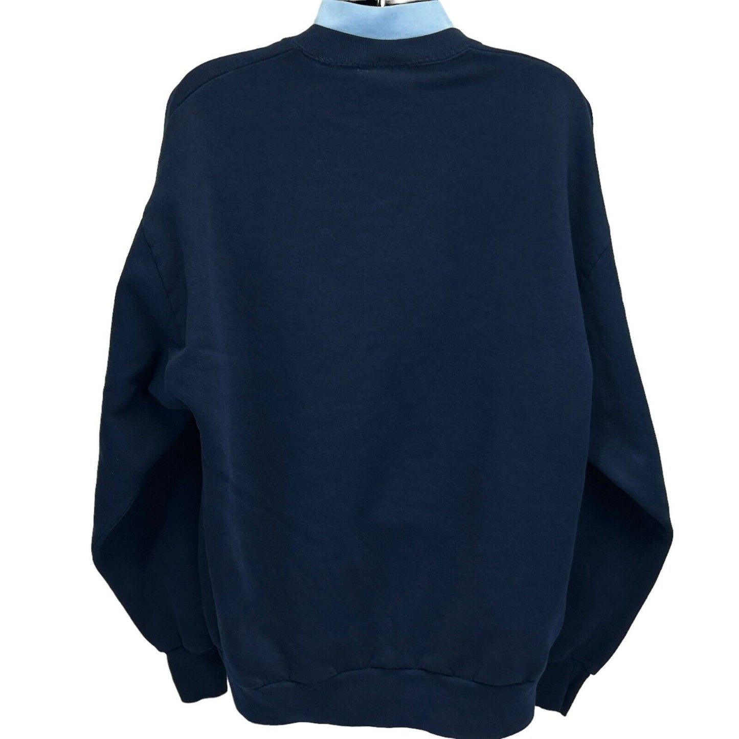 Meadow Brook Farms Womens Vintage 90s Sweatshirt X-Large Blue Layered Look USA