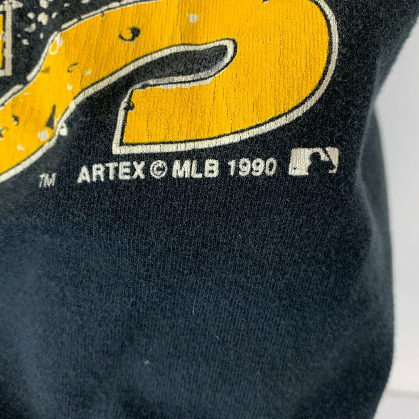 Camiseta vintage de los Piratas de Pittsburgh de los años 90, de béisbol de la MLB, con puños abatibles, para hombre, color negro