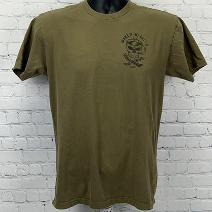 5.11 Tactical Wake N W/ Bacon Skull Coffee オリーブグリーン Tシャツ 511 Tee Sサイズ