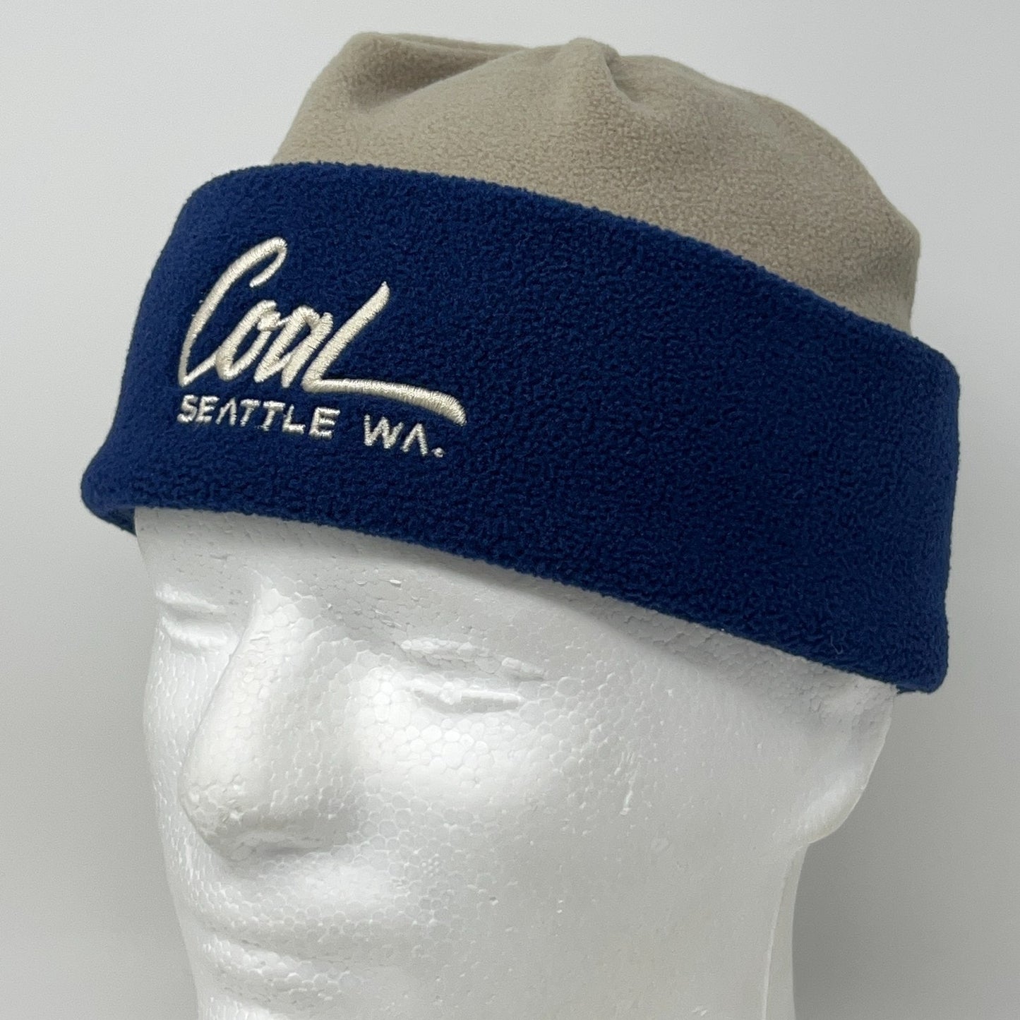Coal Headwear The North Beanie Winter Hat Toque Flip Cuffed Beige Logo Outdoor