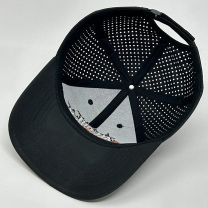 Orangetheory Fitness All Out Mayhem Trucker Hat Baseball Cap OTF Strapback Black - Neon Vintage