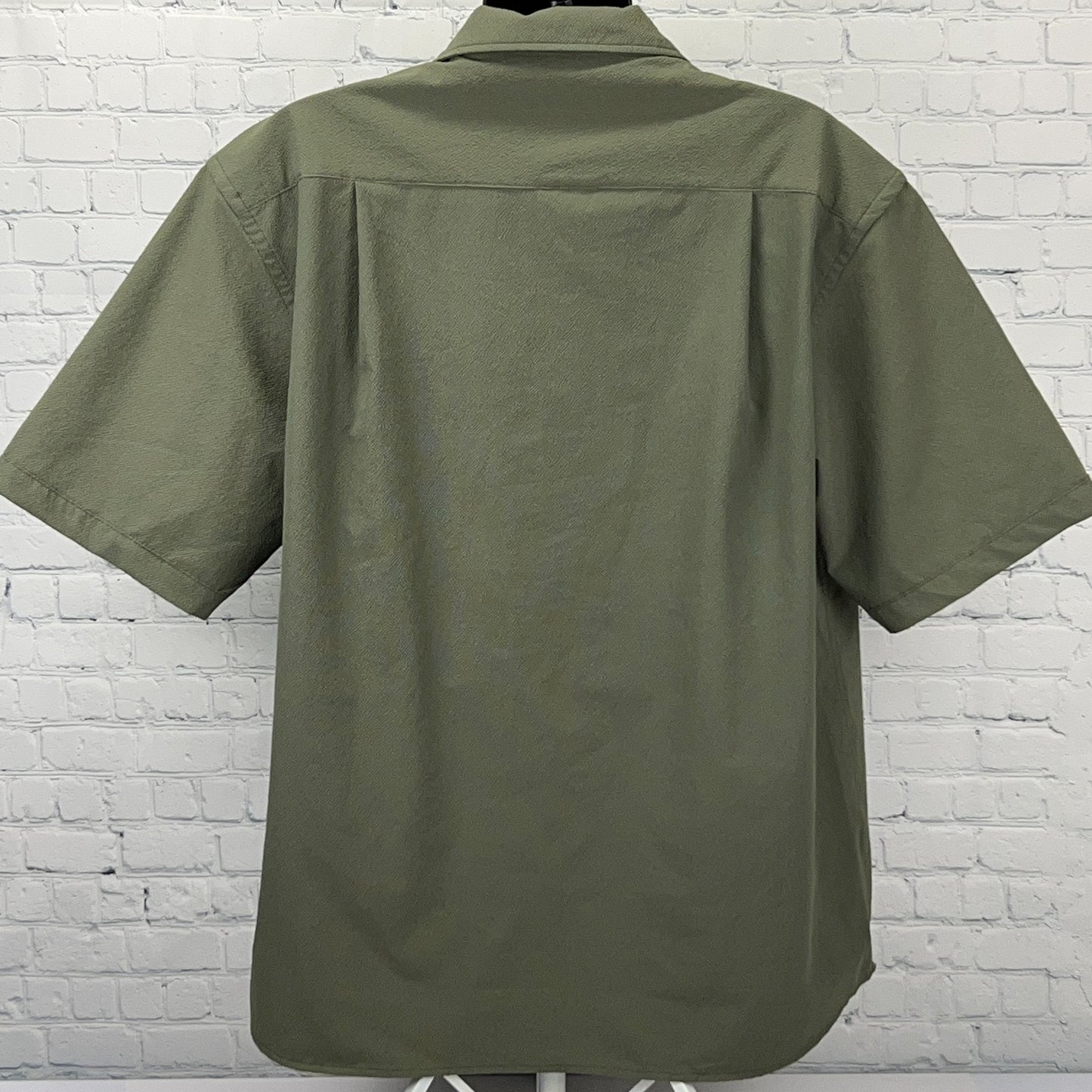St Roller Original Button Front Camp Shirt XL X-Large Green Saint Roller STRL