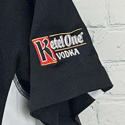 Ketel One Vodka Polo Shirt L Large Black Sport-Tek Short Sleeve Liquor Alcohol