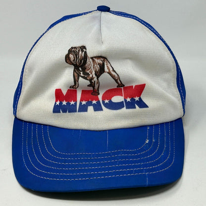 Gorra de béisbol Mack Trucks Vintage 80s, Big Rigs, semifabricada en EE. UU., color azul