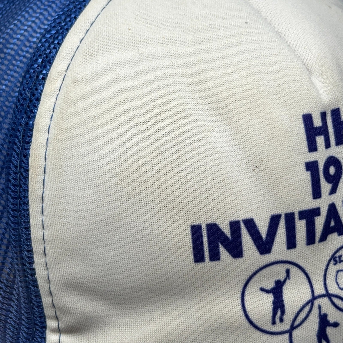 Vintage 1984 HHS Invitational St Louis 1904 Olympics Trucker Baseball Hat Cap