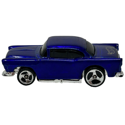 Hot Wheels '55 Chevy Collectible Diecast Car Blue Streak Chevrolet Vintage 1997