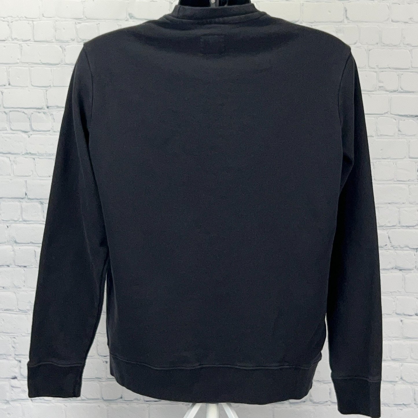Champion Crewneck Sweatshirt M Medium Black Pullover Cotton Blend Streetwear
