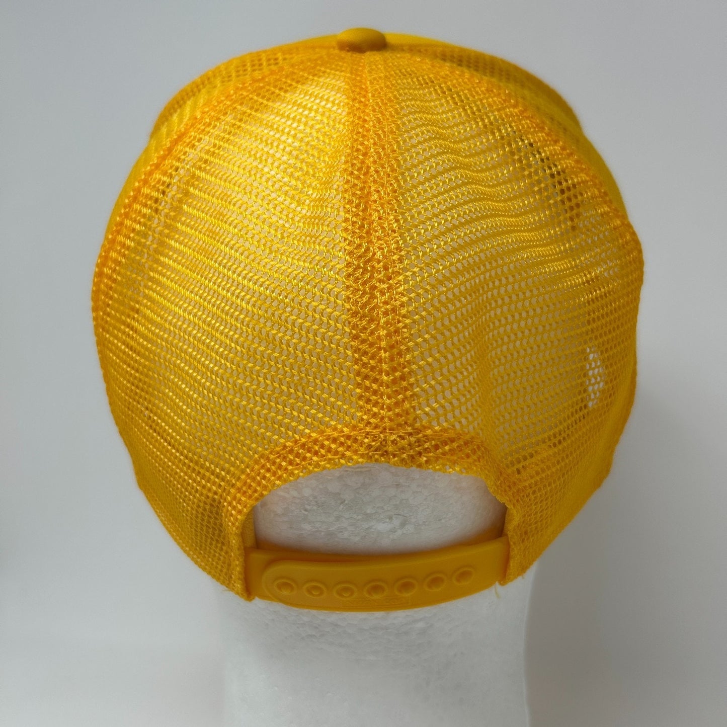 Vintage 90s Cy Camp Trucking Trucker Hat Baseball Cap Sonoma Yellow Snapback