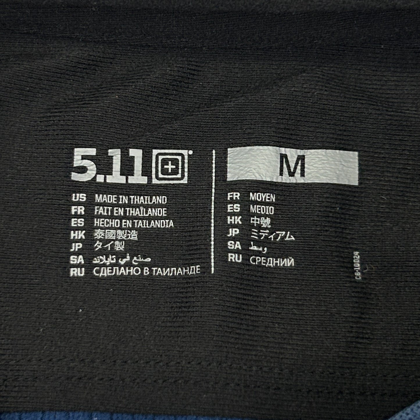 5.11 Tactical Stratos 1/4 Quarter Zip Fleece Pullover Shirt Blue Womens M Medium