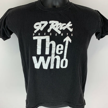 The Who 1982 Tour Vintage 80s T Shirt XS Farewell Tour Houston Concert Schlitz